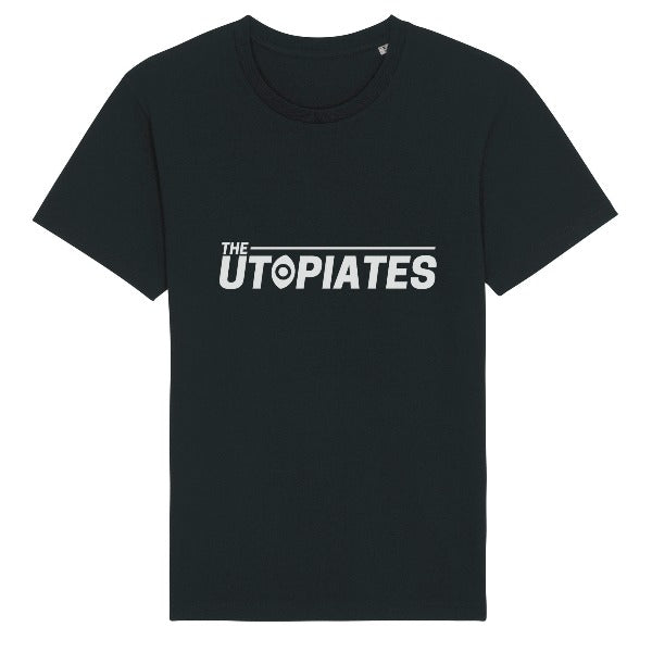 The Utopiates White Logo T